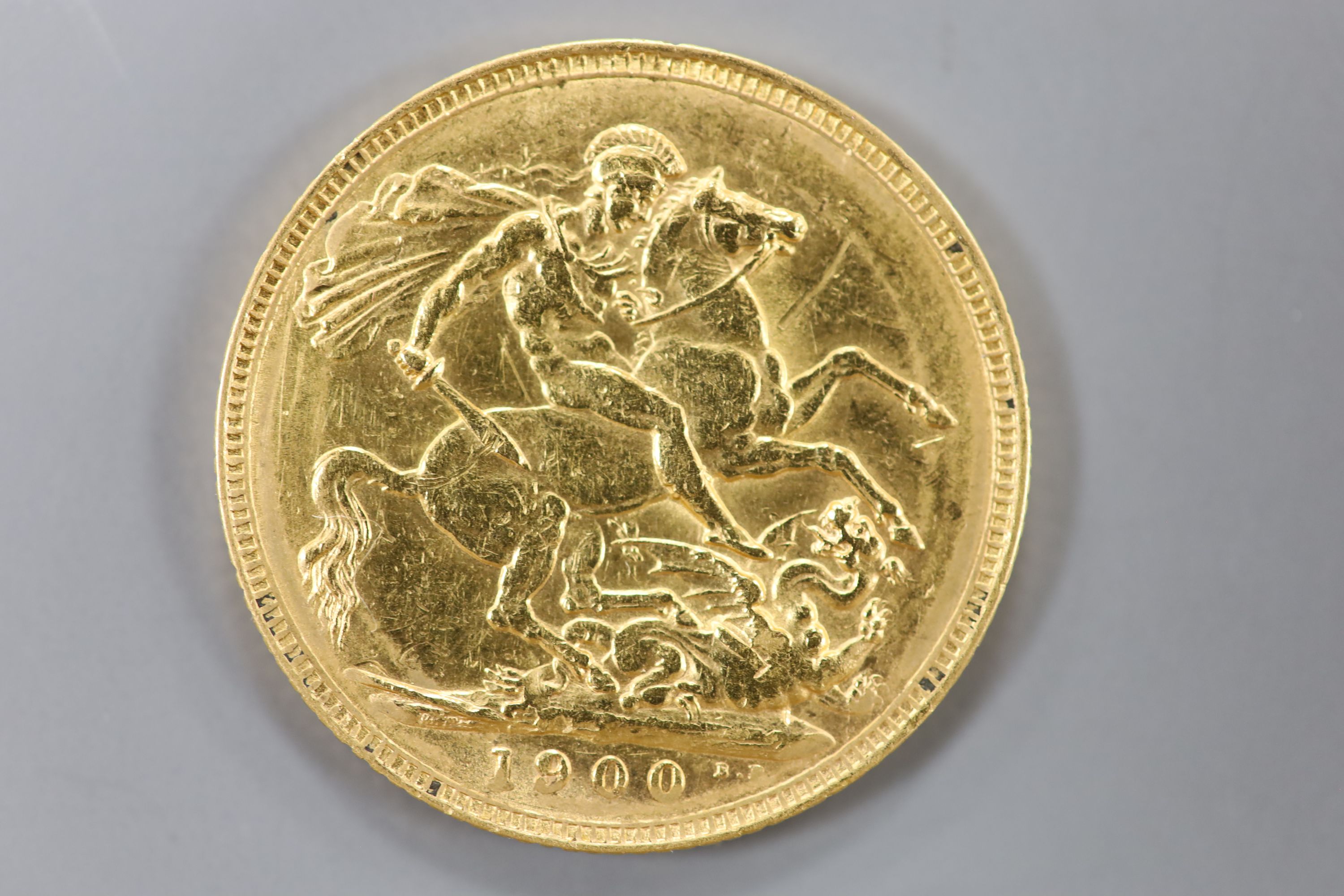 A Victoria gold sovereign, 1900